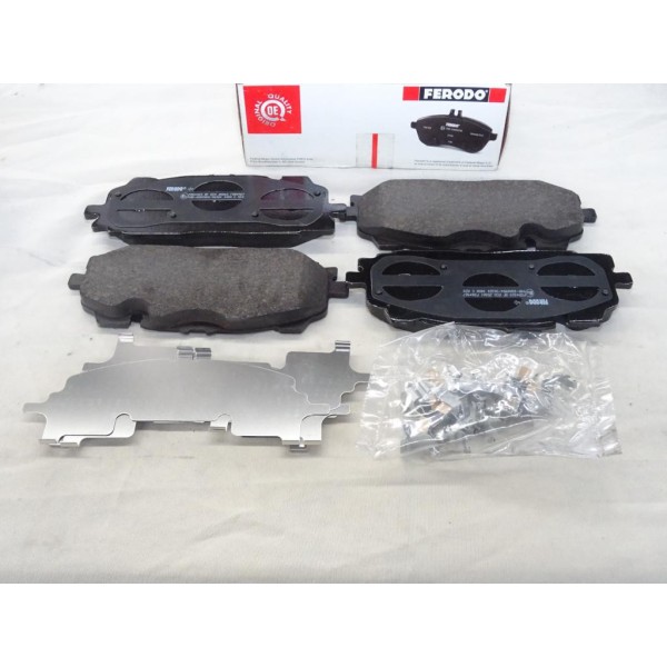 Jeu de 4 plaquettes de frein avant montage akebono Ferodo FDB4967 pour audi A4 A5 A6 A7 A8 Q5 Q7 E-tron volkswagen touareg 3 III