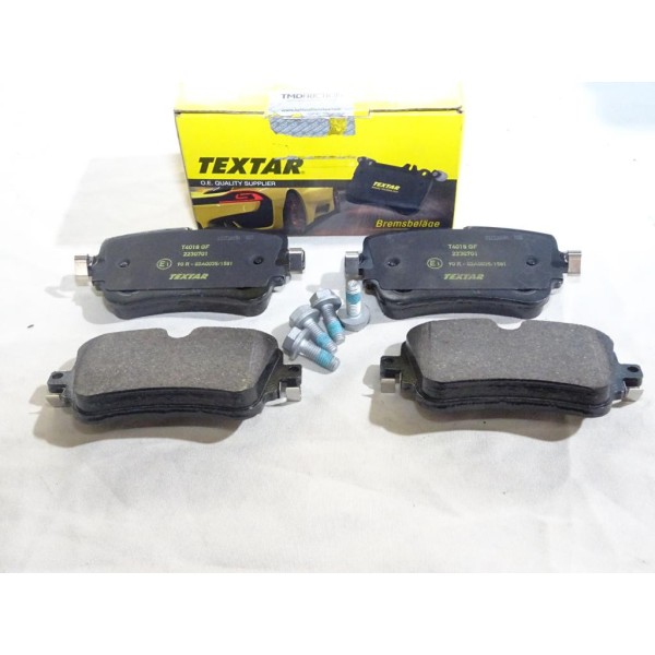 Jeu 4 plaquettes de frein arriere montage lucas Textar 2230701 pour audi A6 A7 A8 Q7 Q8 E-tron volkswagen touareg 3 III 
