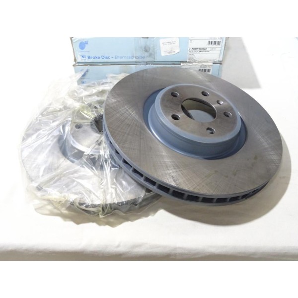 Jeu 2 disques de frein avant ventilé 349mm diametre Blue print ADBP430022 pour audi A4 A5 A6 Q5 volkswagen touareg 3 III 