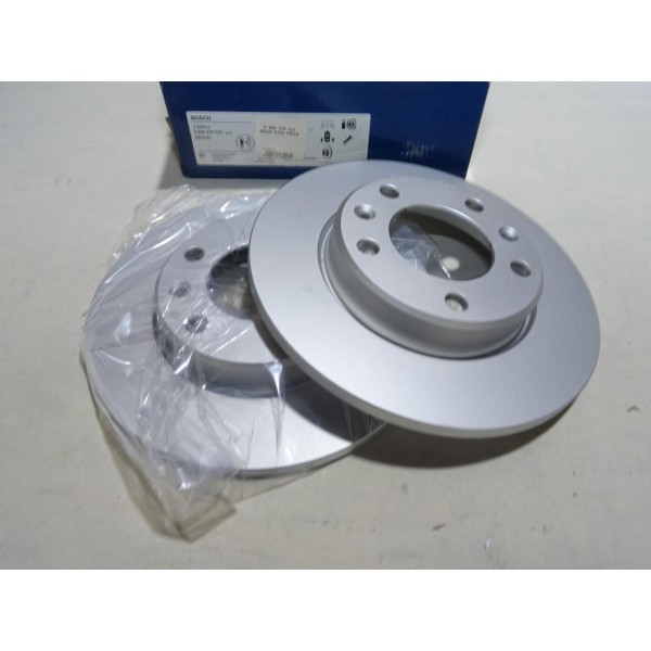 Jeu 2 disques de frein arrière plein 249mm diametre Bosch BD2162 0986479C23 pour peugeot 308 partir de 2013 