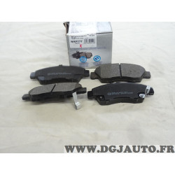 Jeu 4 plaquettes de frein avant montage akebono Norauto NRP777 pour honda civic EG EH EJ jazz 2 II logo 
