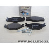 Jeu 4 plaquettes de frein avant montage kelsey Norauto NRP1072 pour seat cordoba 1 ibiza 2 II volkswagen polo 3 III