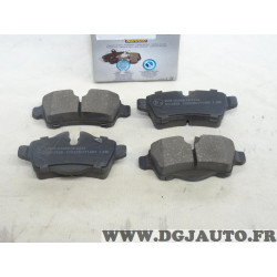 Jeu 4 plaquettes de frein arriere montage lucas Norauto NRP1975 pour mini clubman roadster one cooper R50 R53 R55 R56 R57 R58 R5