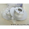 Jeu 2 disques de frein arriere plein 251mm diametre Norauto ND8684 pour alfa romeo 147 156 164 lancia delta thema