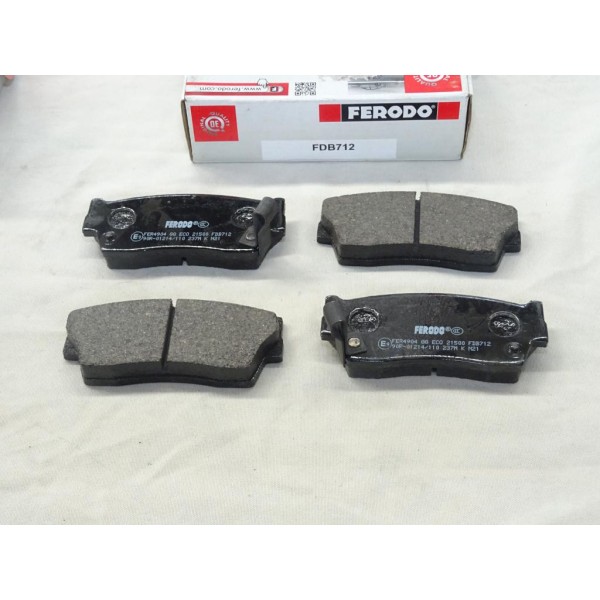 Jeu de 4 plaquettes de frein avant montage akebono Ferodo FDB712 pour suzuki vitara ET TA TE TD grand vitara FT HT X-90 EL 