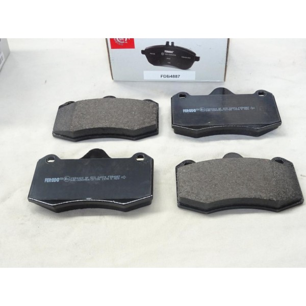 Jeu 4 plaquettes de frein avant montage AP lockheed Ferodo FDB4887 pour renault clio 2 II 3.0 V6 seat ibiza 3 4 III IV cupra 