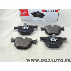 Jeu 4 plaquettes de frein arriere montage teves Ferodo FDB4067 pour BMW X5 X6 E70 E71 E72 F15 F16 F85 F86