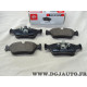 Jeu 4 plaquettes de frein avant montage teves Ferodo FDB1751 pour BMW serie 1 3 E81 E87 E90