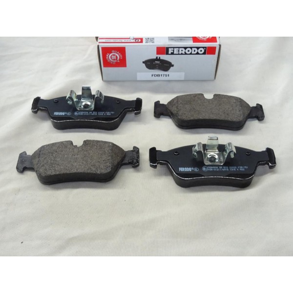 Jeu 4 plaquettes de frein avant montage teves Ferodo FDB1751 pour BMW serie 1 3 E81 E87 E90 