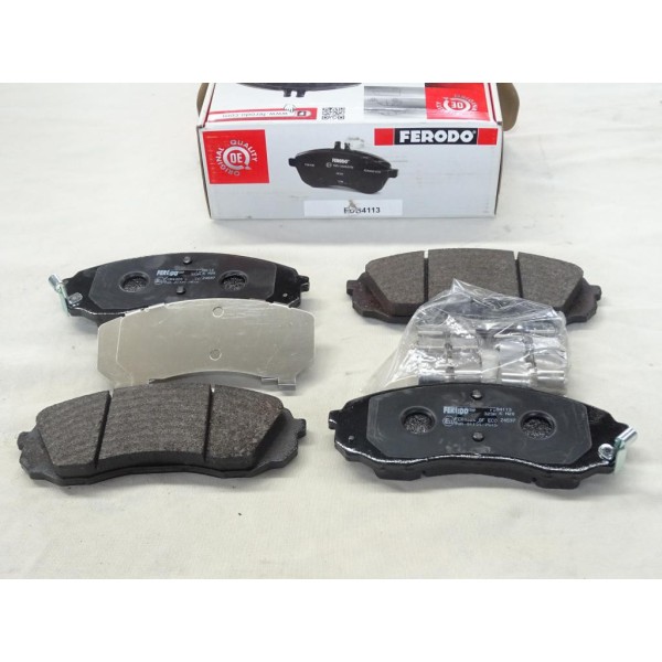 Jeu 4 plaquettes de frein avant montage mando Ferodo FDB4113 pour hyundai H1 kia carnival 