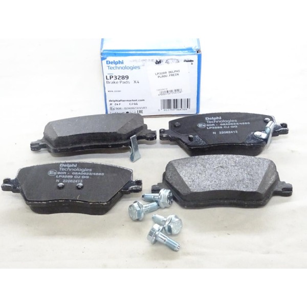 Jeux 4 plaquettes de frein avant montage mando Delphi LP3289 pour fiat tipo 2 II partir de 2015 