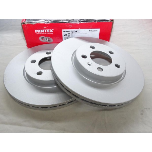 Jeu 2 disques de frein avant ventilé 276mm diametre Mintex MDC2939C pour audi A1 seat ibiza 5 V arona skoda scala kamiq fabia 4 