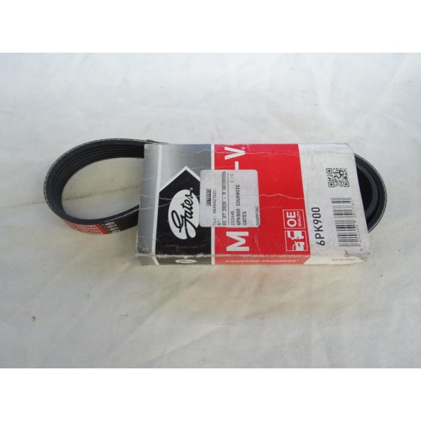 Courroie d'accessoire Gates 6PK900 pour renault clio 1 express peugeot boxer audi A3 seat altea leon toledo skoda octavia superb