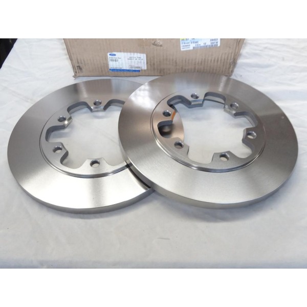 Jeu 2 disques de frein arriere plein 308mm diametre Ford 2527114 pour ford transit 7 VII V363 