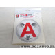 Autocollant A taureau jeune conducteur Luximmat 13025559