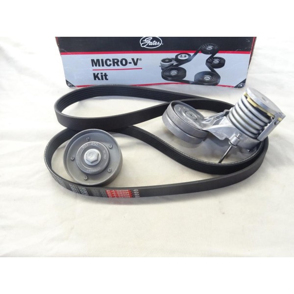 Kit courroie accessoire 6PK1548 + galets tendeur + enrouleur Gates K026PK1548 pour seat toledo 2 II leon 1 skoda octavia volkswa