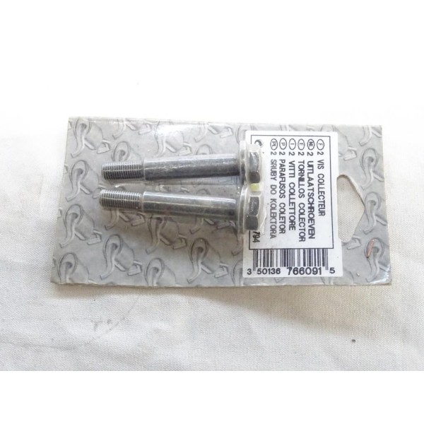 Jeu 2 vis boulons fixation tuyau tube silencieux echappement Bosal 258-794 pour opel astra F G calibra corsa B tigra A kadett E 