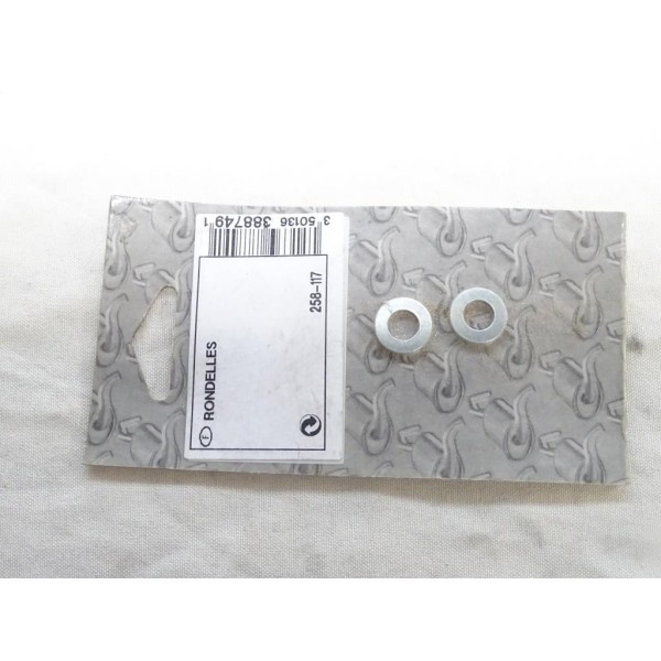 Jeu 2 rondelles collier serrage fixation tuyau silencieux echappement Bosal 258-117 pour divers véhicules fiat alfa romeo lancia