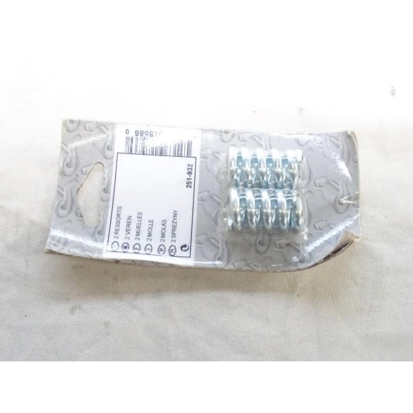 Jeu 2 ressorts fixation tuyau tube silencieux echappement Bosal 251-932 pour citroen berlingo jumpy jumper xantia XM ZX xsara fi