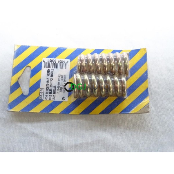 Lot 2 ressorts fixation tuyau echappement Bosal 251971 pour dacia sandero logan opel movano A renault 9 11 19 21 R9 R11 R19 R21 