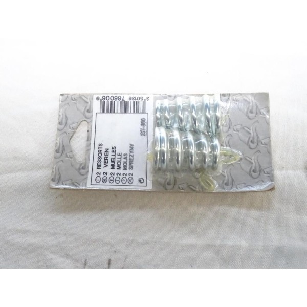 Jeu 2 ressorts fixation tuyau tube echappement Bosal 251860 pour fiat fiorino opel kadett D E corsa A B ascona C senator B astra