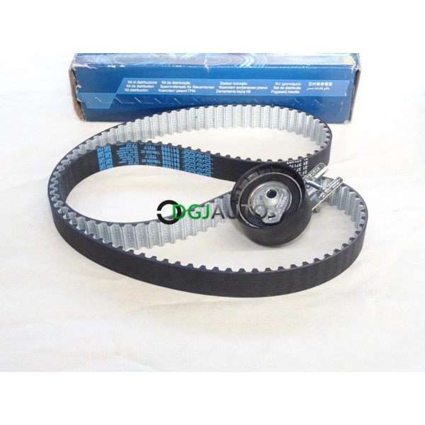 Kit distribution galet tendeur + courroie (galet enrouleur non inclus) Dayco KTB857 pour citroen C3 DS3 ford fiesta 6 VI peugeot