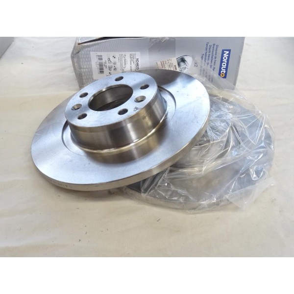 Jeu 2 disques de frein arriere plein 290mm diametre Norauto ND4623 pour fiat scudo 2 II peugeot expert citroen jumpy partir de 2