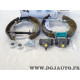 Kit frein arriere prémonté montage lucas 203x38mm Norauto NKA355 pour citroen ZX xsara saxo peugeot 106 206 306