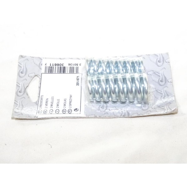 Jeu 2 ressorts fixation tuyau echappement Bosal 251971 pour dacia sandero logan opel movano A renault 9 11 19 21 R9 R11 R19 R21 