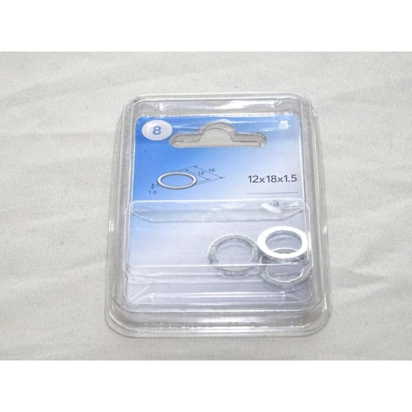 Pack 3 joints 12x18x1.5 Norauto N°8 