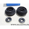 Jeu 2 kits butée amortisseur de suspension avant SKF VKDA35633T pour dacia logan sandero lodgy