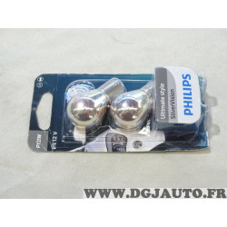 Blister 2 ampoules silvervision feu clignotant Philips 12496SVB2