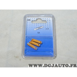 Blister 3 fusibles 5A Norauto N°34