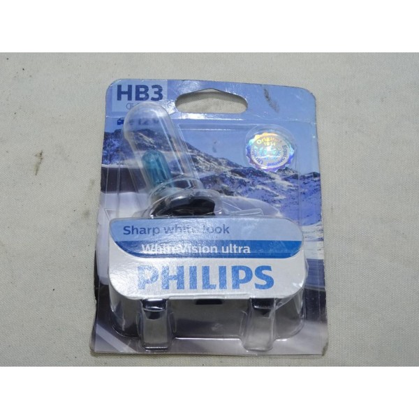Ampoule de phare HB3 whitevision ultra Philips 00537328 9005WVUB1 pour fiat alfa romeo lancia peugeot renault citroen mercedes n