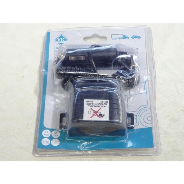Double prise allume cigare 6A 12/24V HTC 510398 