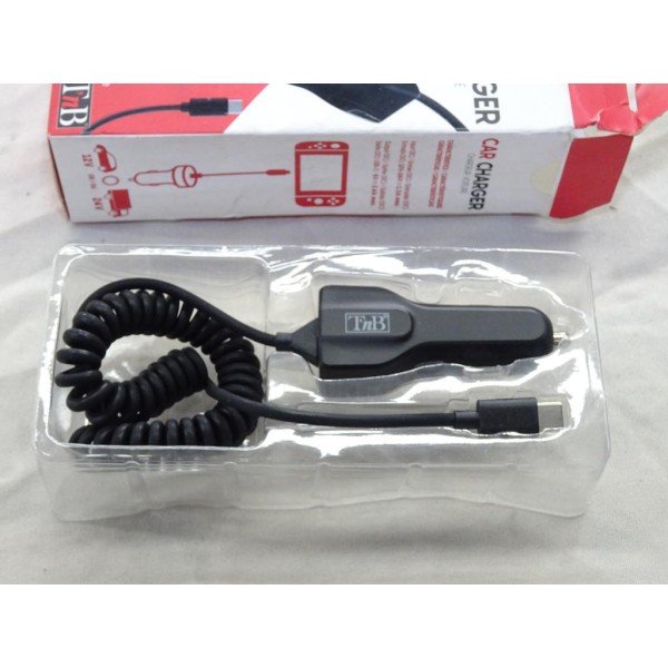 Chargeur prise allume cigare USB C 2.4A TNB CACSW1 pour nintendo switch 