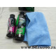 Pack 2 bidons flacon 40037 + 40008 effacde rayures et renovateur peinture avec chiffon Protech 51406