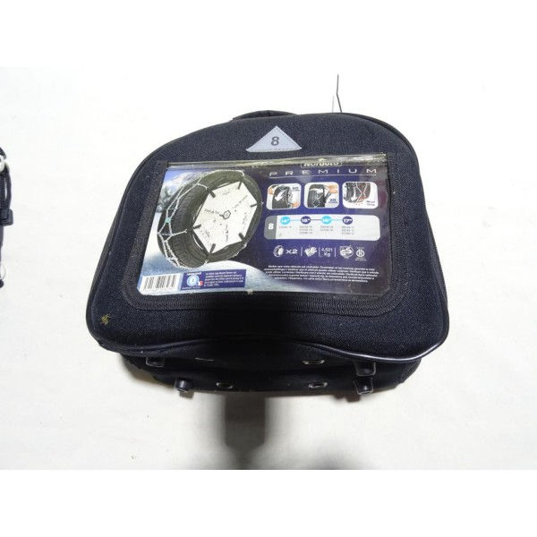 Jeu 2 chaines neige maxi grip Norauto premium N°8 VIII pour pneu roue jante 215/60/14 205/55/15 215/50/15 225/50/15 205/50/16 21