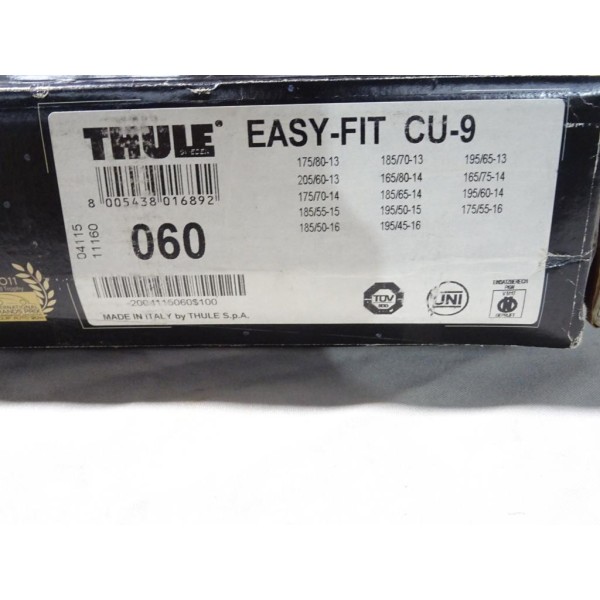 Jeu 2 chaines neige Konig N°060 easy fit CU-9 pour pneu roue jante 175/80/13 185/70/13 195/65/13 205/60/13 165/80/14 165/75/14 1