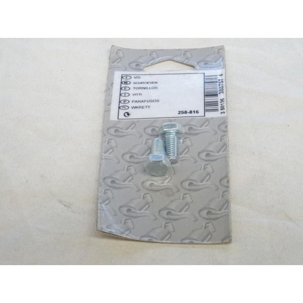 Jeu 2 vis boulon fixation echappement silencieux collecteur tuyau tube 16mm Bosal 258-816 pour divers véhicules fiat alfa romeo 