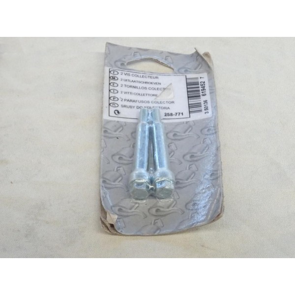 Jeu 2 vis boulon fixation tuyau silencieux echappement Bosal 258-771 pour citroen berlingo C2 C3 C4 evasion jumper jumpy saxo xa