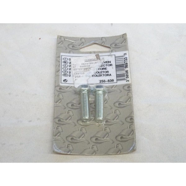 Jeu 2 vis boulon fixation tuyau echappement silencieux collecteur tube tuyau 30mm Bosal 258830 pour divers véhicules fiat alfa r
