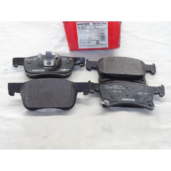 Jeu 4 plaquettes de frein avant montage teves Mintex MDB3784 pour opel adam corsa E 