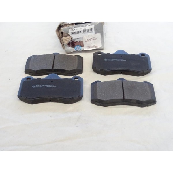 Jeu 4 plaquettes de frein avant montage AP lockheed Norauto NRP4887 pour renault clio 2 II 3.0 V6 seat ibiza 3 4 III IV cupra 