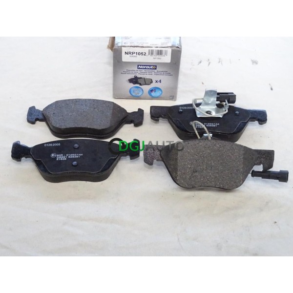 Jeu 4 plaquettes de frein avant montage teves Norauto NRP1052 pour alfa romeo 145 146 147 156 GT fiat bravo coupé marea multipla