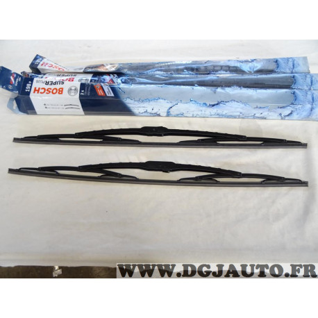 Jeu 2 balais essuie glace standard 700+650mm Bosch 198P 3397010434 pour ford galaxy seat alhambra volkswagen sharan 