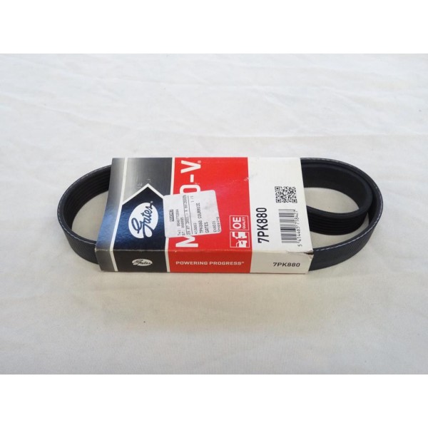 Courroie d'accessoire Gates 7PK880 pour renault clio 3 III modus grand modus wind 1.2 dont 16V essence 