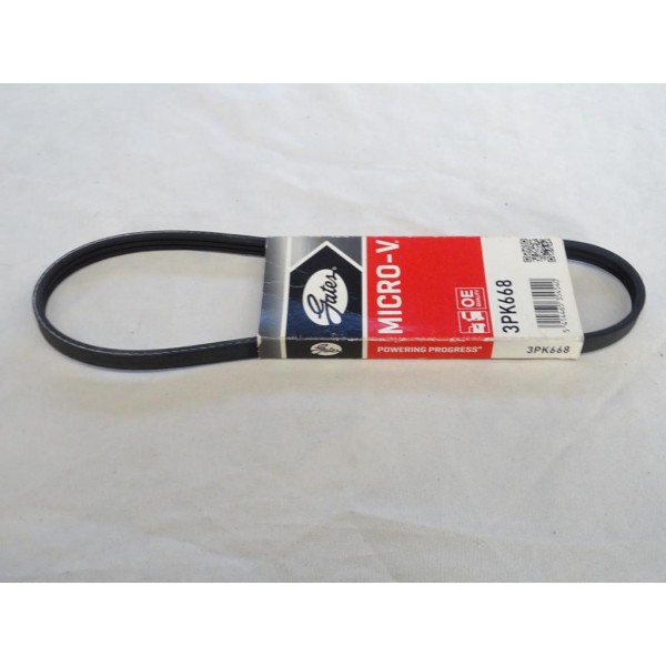 Courroie accessoire Gates 3PK668 pour chevrolet daewoo matiz spark M200 M150 M250 M100 fiat brava bravo marea palio multipla hyu