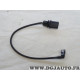 Contacteur temoin d'usure plaquettes de frein avant TRW GIC356 pour audi A4 A5 A6 A7 Q5