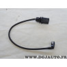 Contacteur temoin d'usure plaquettes de frein avant TRW GIC356 pour audi A4 A5 A6 A7 Q5